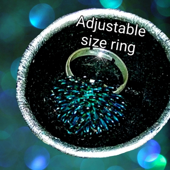 Green Wire Dome Ring - Picture 14 of 16